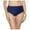 Navy Blue, variant on Women's Swim Bottom, High Waist Retro Basic Full Coverage Bikini Tankini Swimsuit Briefs