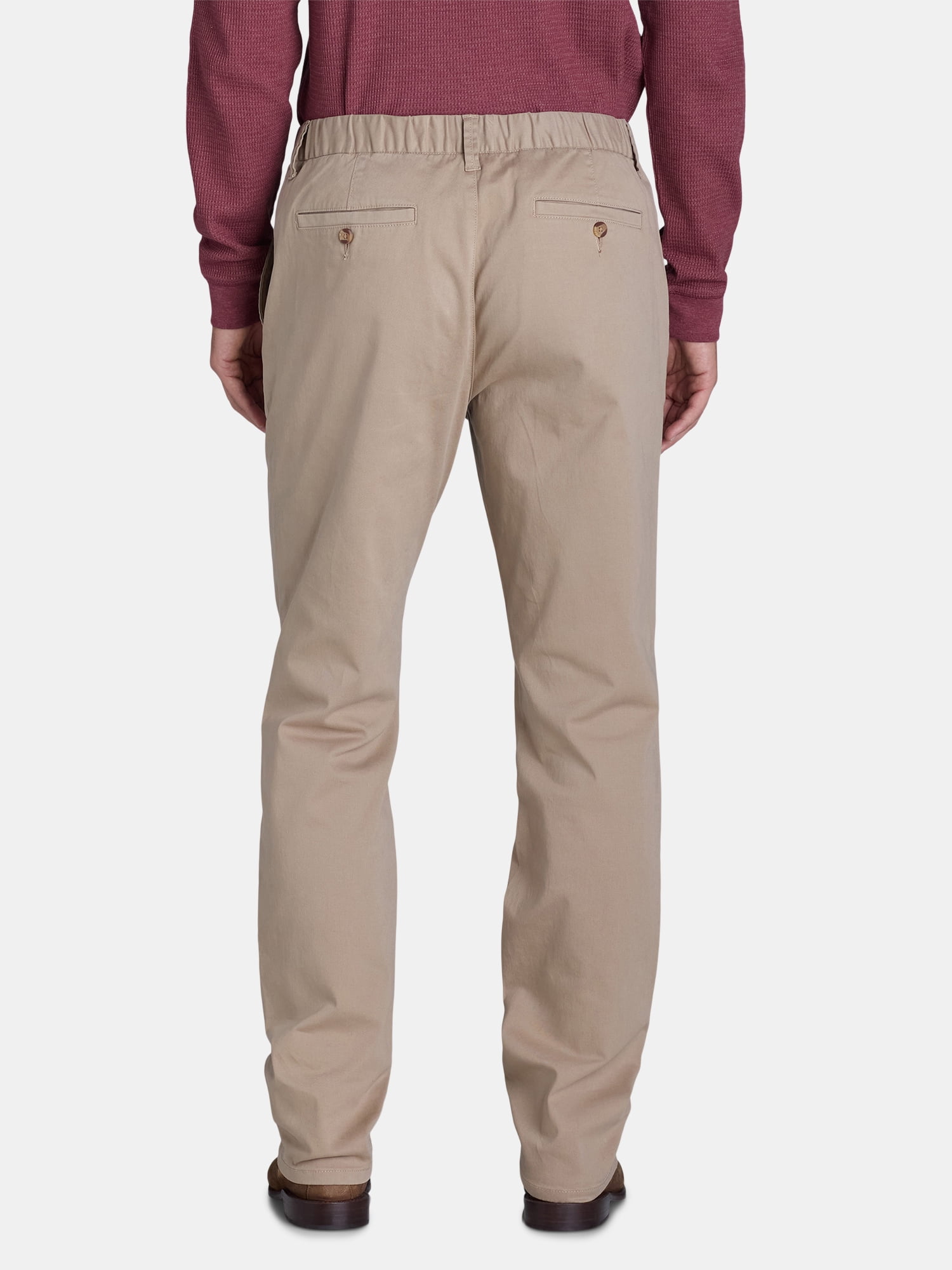 George Men's and Big Men’s Pull On Chino Pants, Sizes S-2XL