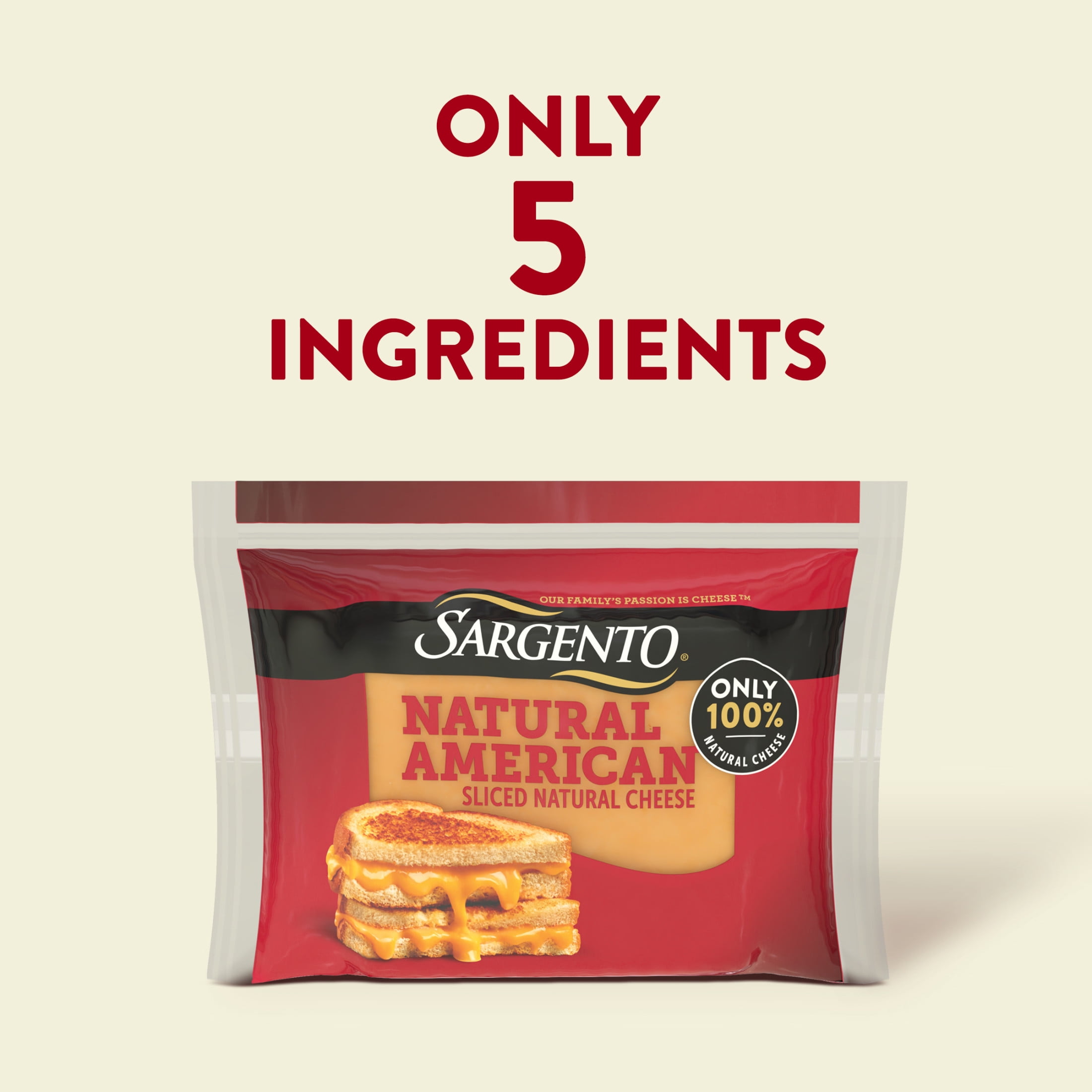 Sargento® Natural American Sliced Cheese, 12 Slices