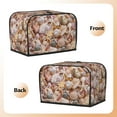 thumbnail image 3 of Vsdgher Colorful Seashells 2 Slice Toaster Cover, Appliance Covers Toaster Cover Fits for Most Standard 2 slice Toasters, 3 of 7