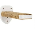 thumbnail image 4 of 3 Pcs Cat Wall Steps, Cat Shelves and Perches for Wall, Wall-Mounted Cat Climbing Shelf with Hemp Rope Covered, Cat Wall Furniture Steps Set with Scratching Pads for Cats Playing and Climbing (White, 4 of 17