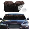 thumbnail image 2 of Daiia Rose Gold Glitter1 Windshield Sun Shade for Car SUV Truck (Medium ), Car Sun Shade Windshield, Car Shades for Front Windows, Sunshade for Car Windshield, 2 of 7