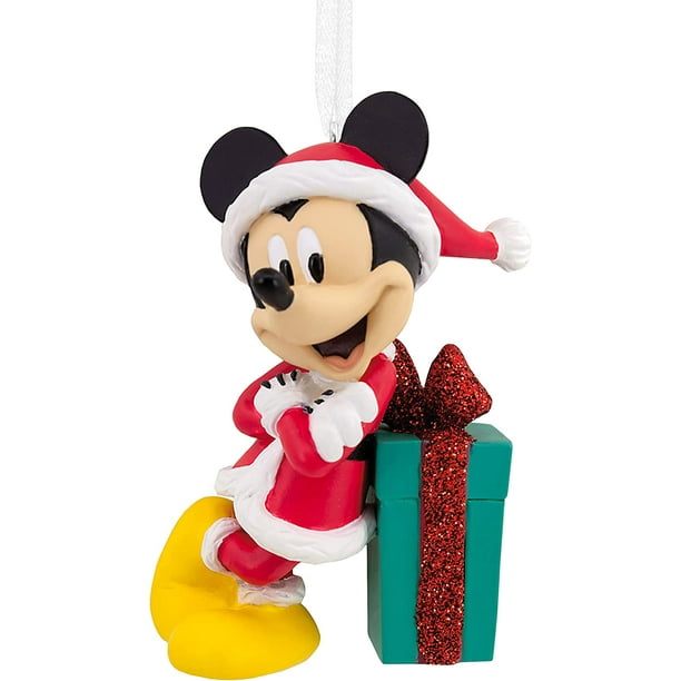 Adorno navideño de Mickey Mouse y regalo | Walmart en línea