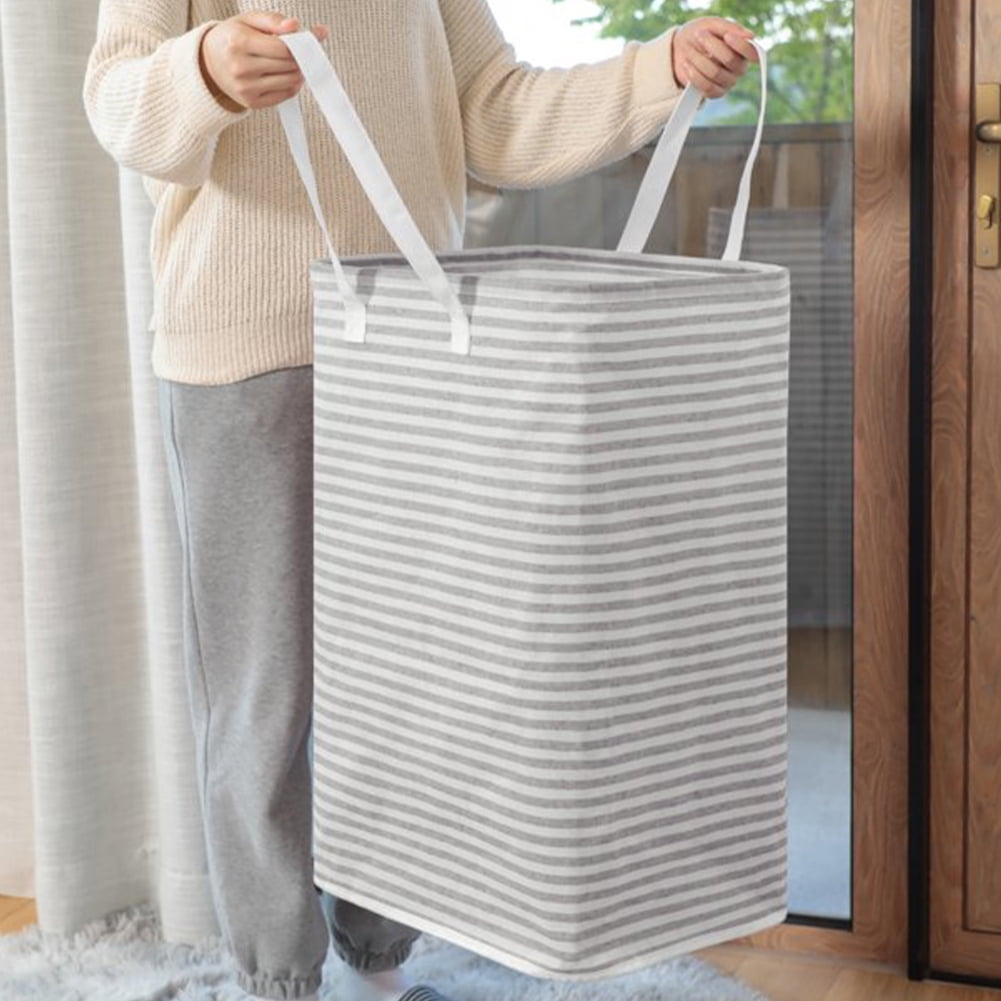 Bear Da.Wa Laundry Bin Bag Basket Foldable Double Handles Laundry Hamper Pop Up Storage For Dirty Clothes 