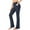 Navy, variant on biudgviw Yoga Pants for Women Wide Leg Stretch High Waisted Flare Leggings Bootcut Athletic Workout Pants with Pockets