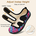 thumbnail image 4 of Barerun Womens Slippers Wide Diabetic Shoes for Women Adjustable House Shoes Arthritis Edema Swollen Bedroom Shoes Size 6, 4 of 6