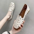 thumbnail image 5 of Sngxgn Women's Slip on Shoes Comfortable Flats Shoes Dress Shoes Work Casual Flats(Beige,40), 5 of 6