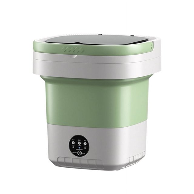 Mini lavadora plegable de 12 l de capacidad, automática, portátil, multifunción, para el hogar, ropa interior de bebé, enchufe estadounidense A