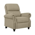 thumbnail image 3 of Homesvale Cari Linen Push Back Recliner Chair, Tan Linen, 3 of 7