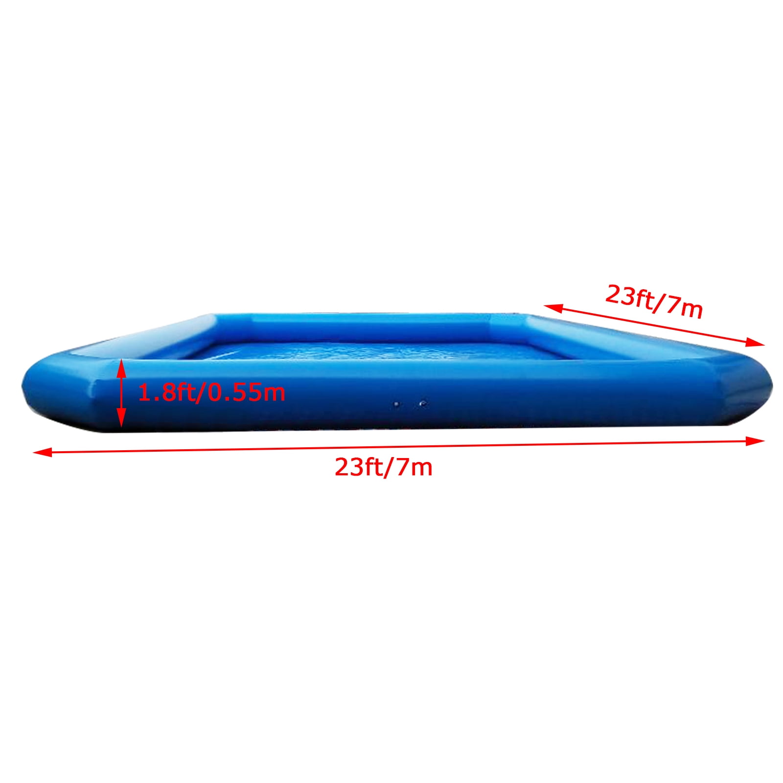 7*7*0.55M Inflatable Swimming Pool PVC with 110V Blower Commercial Home