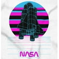 thumbnail image 2 of Vaporwave NASA Space Shuttle Specs Long Sleeve TShirt Men Women Brisco Brands L, 2 of 6