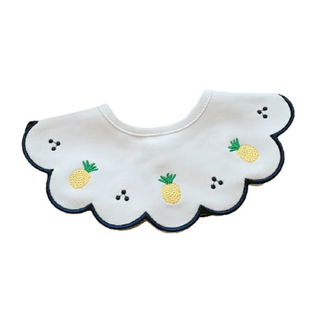 

FaLX Saliva Towel 360 Degree Rotatable Super Absorbent Cute Baby Petal Bib for Daily Usage