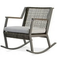 thumbnail image 1 of Real Flame Calvin Fauteuil à Bascule en Aluminium Gris (Ensemble de 2), 1 of 8