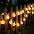 thumbnail image 4 of Vacemry Seashell String Lights Indoor Outdoor, Faux Shell Fairy Lights Waterproof Warm Glow, Terrace Balcony Camping Party Holiday Decor, 4 of 9