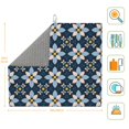 thumbnail image 3 of XMXT Microfiber Drying Mat for Kitchen Counter, Flat Geometric Patterns Absorbent Dish Drying Mats for Sink Dishes Rack Pad, 16 x 18 inches, 3 of 9