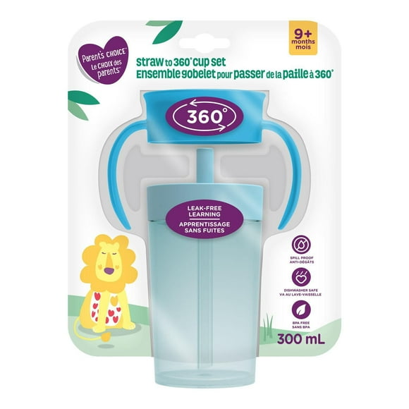 Parent’s Choice Straw to 360° Sippy Cup Set