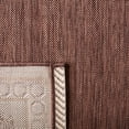 thumbnail image 5 of SAFAVIEH Courtyard Claire Rooster Indoor/Outdoor Runner Rug, 2'3" x 10', Chocolate/Natural, 5 of 9