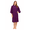Purple, variant on ALLEN & MATE 100% Cotton Hooded Surf Poncho Changing Robe - Quick Absorbent Changing Towel with Pocket for Surfing Men Women