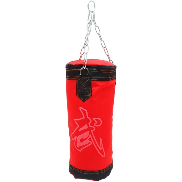 unbranded Sandbag Weights Boxing Heavy Bag Red PU 1Pcs
