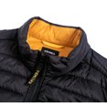 thumbnail image 3 of Krumba Mens Puffer Lightweight Vest: Outdoor Winter Casual Warm Zip-Up Sleeveless Pocket Nylon Padded Jacket Black XL, 3 of 9