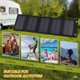 thumbnail image 3 of 10W Foldable Solar Panel Portable Solar Power Solar Panel Solar Module Panel Portable High Efficiency Solar Panel with USB Port, 3 of 5