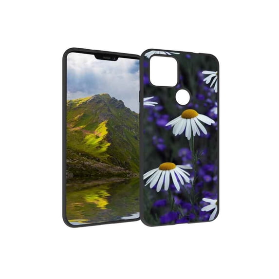 Chamomile-159 Phone Case, Degined for Google Pixel 4A 5G Case Men Women, Flexible Silicone Shockproof Case for Google Pixel 4A 5G
