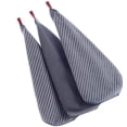 thumbnail image 1 of GOOHOCHY 3 Pcs Face Towels Pure Cotton Reinforced Striped for Home Use Blue, 1 of 8