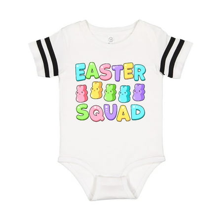 

Inktastic Easter Squad Cute Pastel Marshmallow Bunnies Gift Baby Boy or Baby Girl Bodysuit