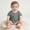 Army Green, variant on Baby Newborn Soft Bodysuit Short Sleeve Crewneck Onesie Infant Unisex Summer Comfy Breathable Loungewear Outfits Purple 9-12 Months