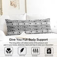 thumbnail image 3 of Boho Chic Floral Body Pillow Cover 20x54 - Vintage Fashion Long Pillow Case with Invisible Zipper - Artistic & Ethnic Patterns - Breathable Pillowcase, 3 of 7
