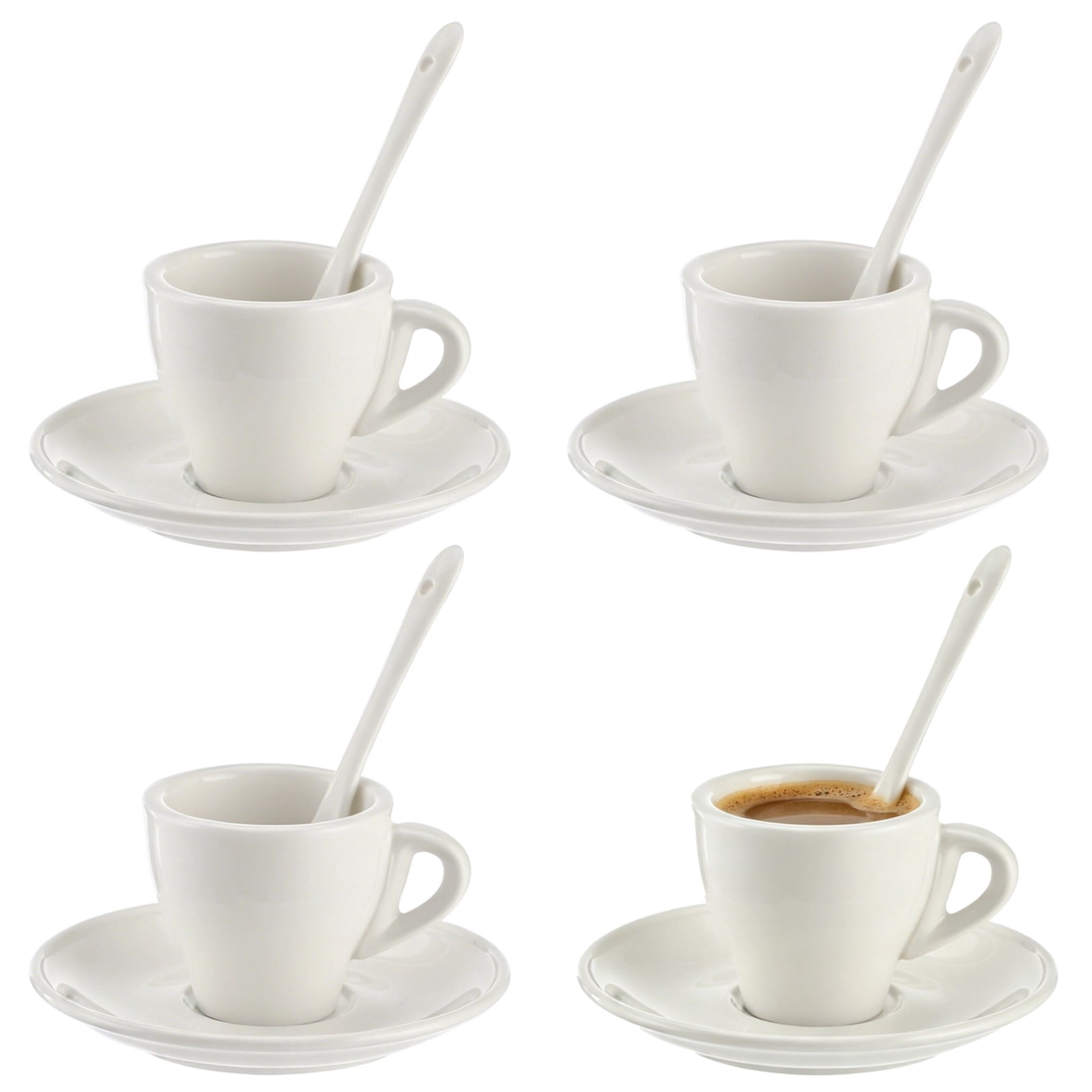 Nuova Point Sorrento Brown Espresso Cup & Saucer Set One Dozen