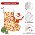 thumbnail image 5 of Rateoe Autumn Red and Orange Maple Leaves Print Christmas Stockings,18 Inch Large Christmas Stockings Decoration Ornaments for Holiday Home Fireplace Indoors, 5 of 7