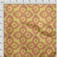 thumbnail image 4 of oneOone Polyester Spandex Yellow Fabric Asian Ikat Fabric For Sewing Printed Craft Fabric By The Yard 56 Inch Wide, 4 of 4