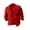 Red, variant on SDNall Long Jacket for Men, Mens Long Sleeve, Mens Lapel Slimfit Solid Color Pocket Button Long Sleeve Jacket