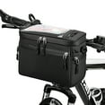 thumbnail image 1 of Bolsa para bicicleta Bolsa de manillar de bicicleta Bolsa de tubo frontal para bicicleta de ciclismo TOMSHOO Bolsa para bicicleta, 1 of 7