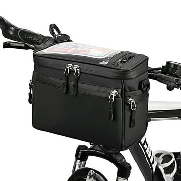Cycling Bike Bicycle Front Basket Top Frame Handlebar Bag Pannier Pouch ...