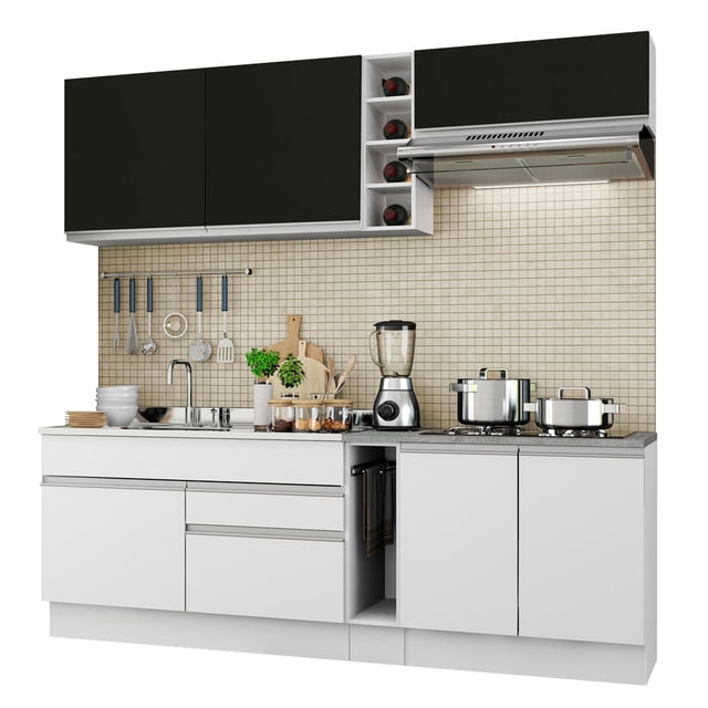 Cocina Integral Completa Modular Madesa Parma 220cm BN 03