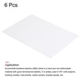 thumbnail image 3 of ABS Plastic Sheet 10 Inch x 8 Inch x 0.02 Inch ABS Styrene Sheets for Building Model Crafts Panel White 6 Pcs, 3 of 6