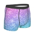 thumbnail image 3 of Balery Multicolor Glitter Men's Boxer Briefs, Soft and Breathable Cotton Underwear with nylon Waistband-Large, 3 of 9