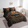thumbnail image 3 of Feelyou 3D Elk Moose Twin Bedding Sets 7-Piece, Rustic Farmhouse Bedding Comforter Set, 3 of 8