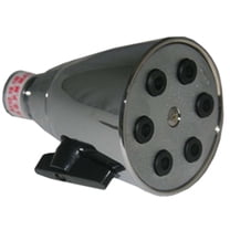 Lasco 6-Spray 1.8 GPM Fixed Shower Head, Chrome 08-2295