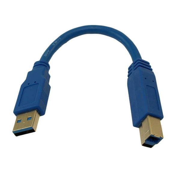 6inch USB 3.2 Gen 1 SUPERSPEED Certified 5Gbps Type A Male to B Male Cable