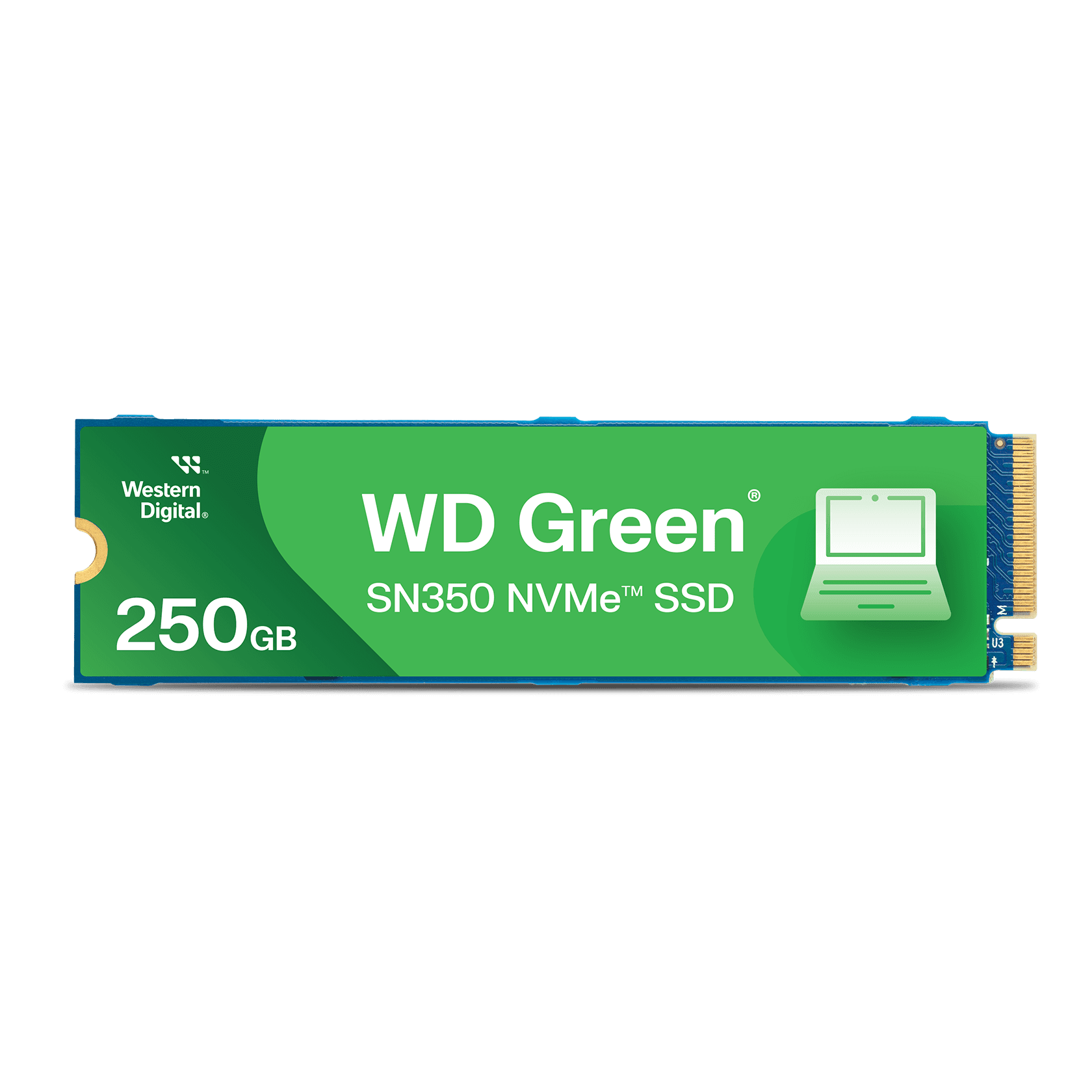 Western Digital 500GB WD Green SN350 NVMe SSD, Internal M.2 2280 Solid State Drive - WDS500G2G0C-00CDH0