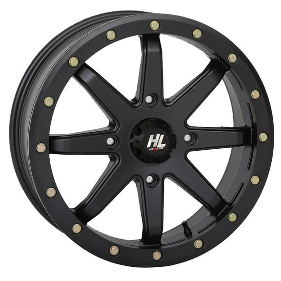 High Lifter by STI HL9 Beadlock 18x7 ATV/UTV Wheel - Matte Black (4/137) - 6 1