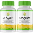 thumbnail image 1 of (2 Pack) Lipozem Keto Capsules, Lipozen Advanced Strength Keto Health and Overall Wellness Vitamin Support Supplement, Lipo Zem Plus Maximum Keto Formula Fitness Capsules Reviews (120 Capsules), 1 of 5