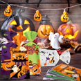 thumbnail image 2 of 50 bolsas para dulces de Halloween Litmitfu con cierre, 13x28 cm, paquete de 50, 2 of 7