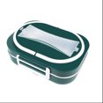 thumbnail image 1 of Hongkaii Electric Lunch Box, Portable Heating Lunch Box for Work with Power Cord,Self Heating Warmer Container,304 Food Grade Stainless Steel Container XY71-7258, 1 of 1