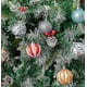 thumbnail image 4 of Paquete de 12 colgantes de adornos surtidos de bolas de árbol de Navidad, decoración de árbol de Navidad, plateado Sincero Electrónica, 4 of 5