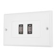 thumbnail image 1 of USB Wall Plate USB Plate, Wall Socket Wall Plate, Wall Mounting For Office Building Home Hotel, 1 of 8