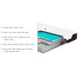 thumbnail image 2 of Dynasty Mattress NEW 12" CoolBreeze Gel Memory Foam Mattress Extra Firm - CalKing, 2 of 7